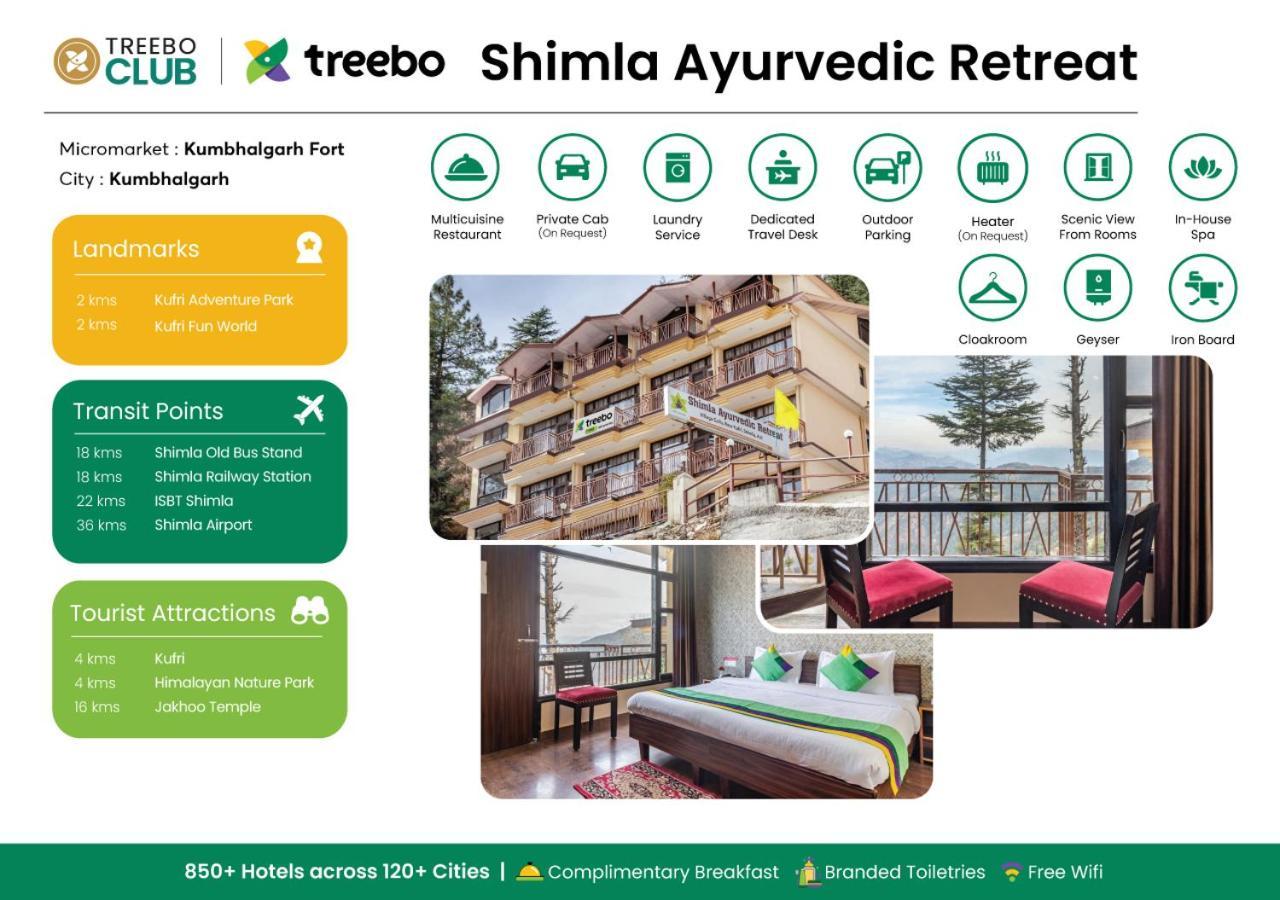 Treebo Shimla Ayurvedic Retreat Kufri Hotel Exterior foto